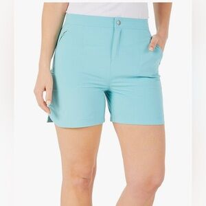 Reel Legends Women's 7” Solid Estuary Shorts, Size 12, EUC